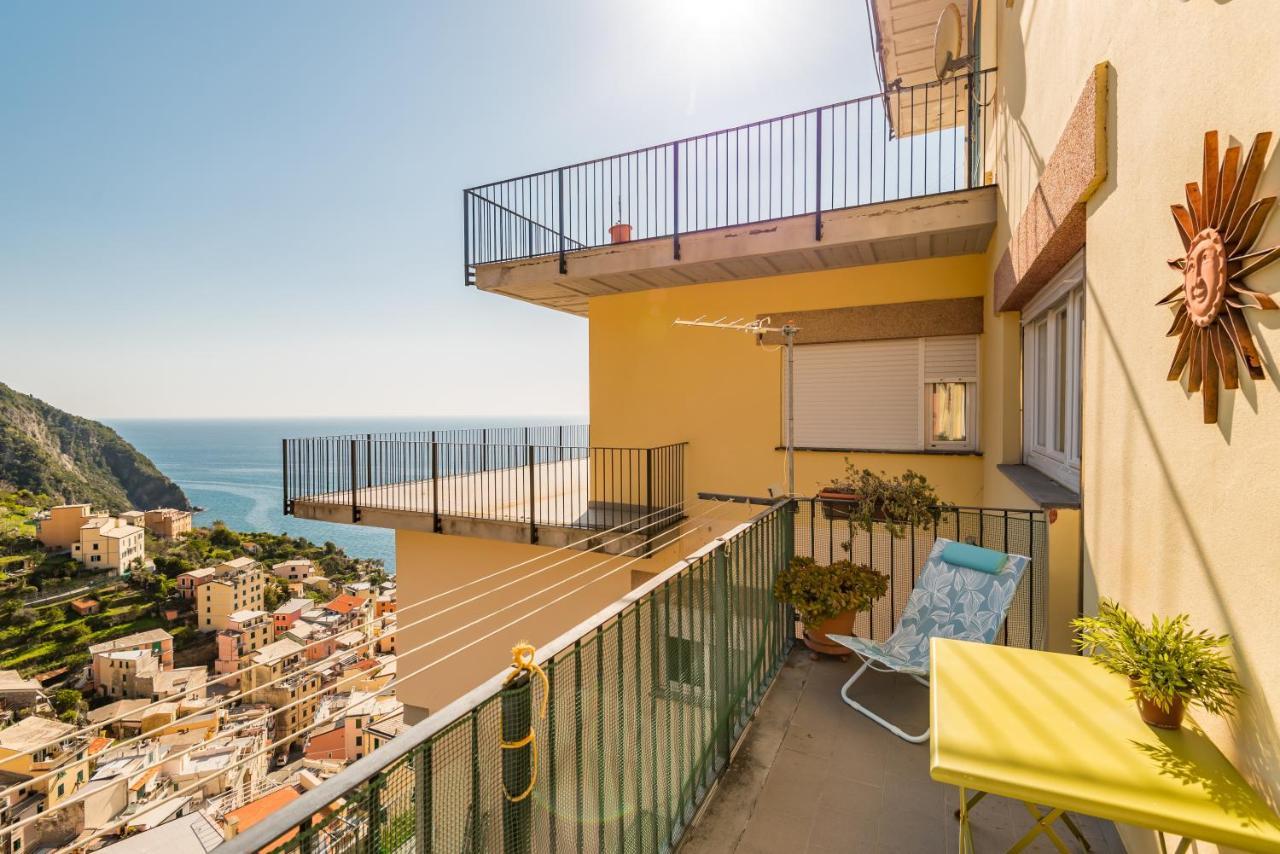 Cinque Terre D'Amare Sea View Big Apartment For Travel Lovers Riomaggiore Buitenkant foto